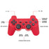 Red PS3 Controller with Charging Cable – Wireless & PC Compatible