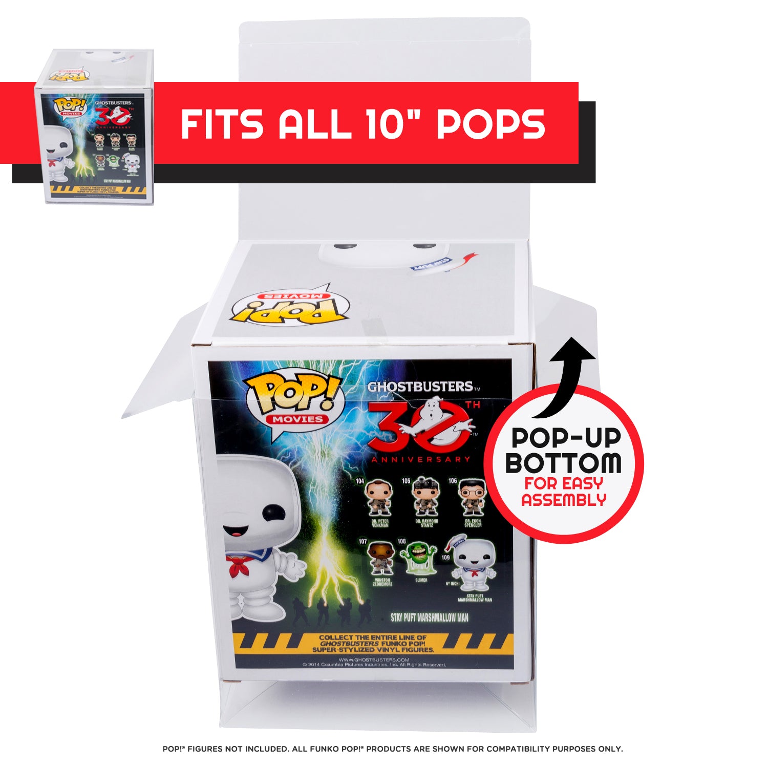 Funko Pop Protectors 10 inches (10pack) | EVORETRO