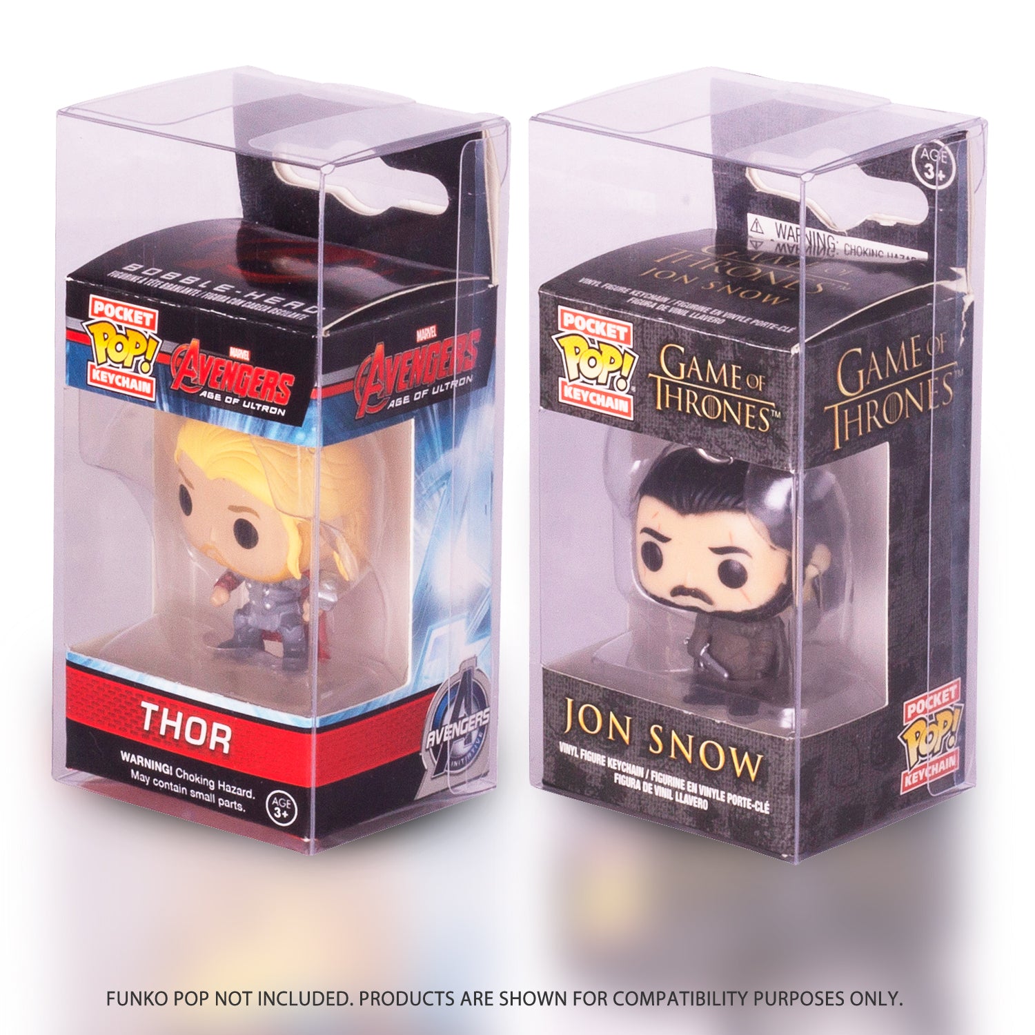 EVORETRO Funko Pop Keychain PET Protectors