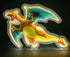 Lampe Murale Style Néon Dracaufeu Pokémon
