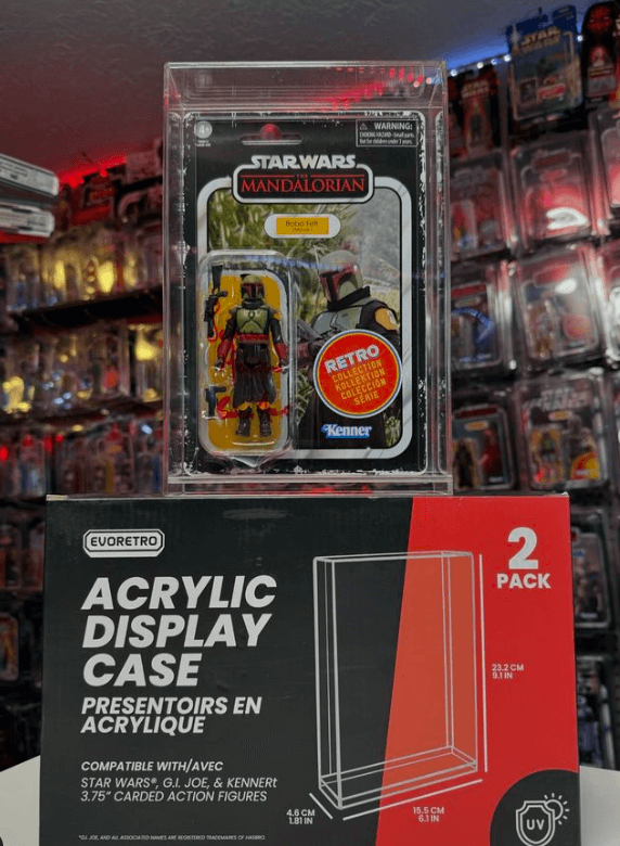 EVORETRO Acrylic Display Case for Star Wars & GI Joe Figures EVORETRO Canada EVORETRO Acrylic Display Case for Star Wars & GI Joe Figures EVORETRO Canada