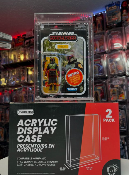 Acrylic Display Case for Star Wars & GI-Joe Carded 3.75