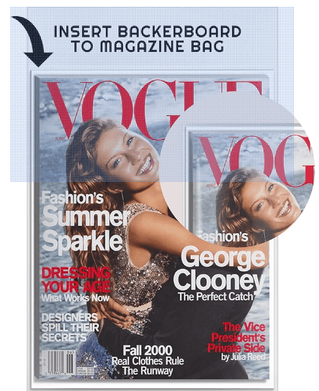 EVORETRO Comic Boards & Bags – New Magazine Size (200 Pack)