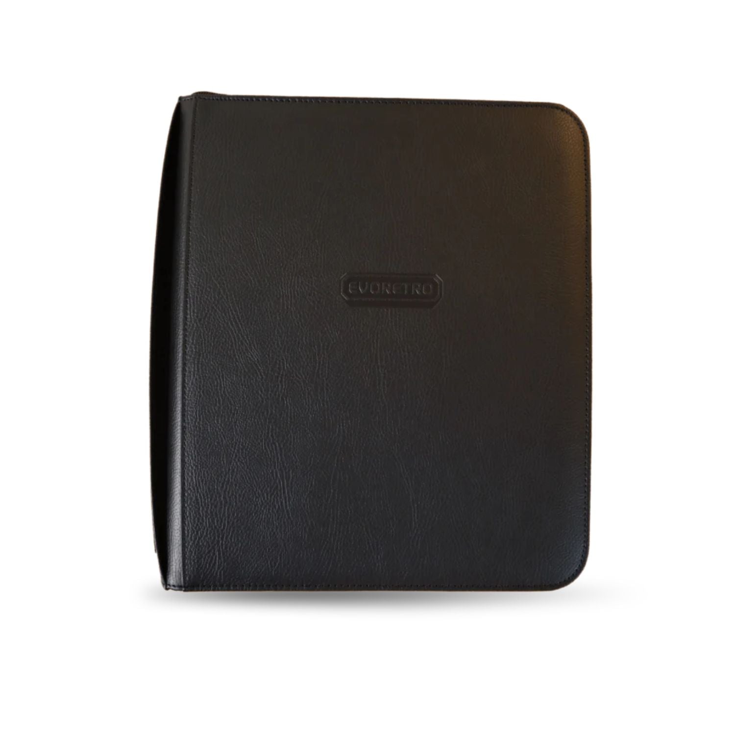 Black EVORETRO Compact 2x2 Top Loader Binder for up to 96 top loaded trading cards.