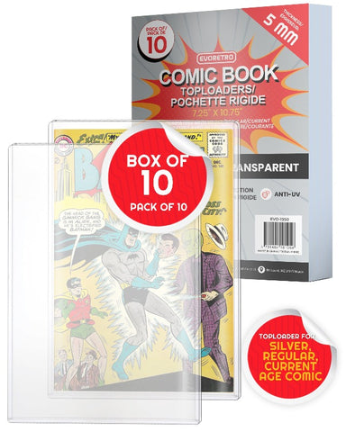 Comic Book Top Loader for Silver Age Comic - Comic Toploader -5MM