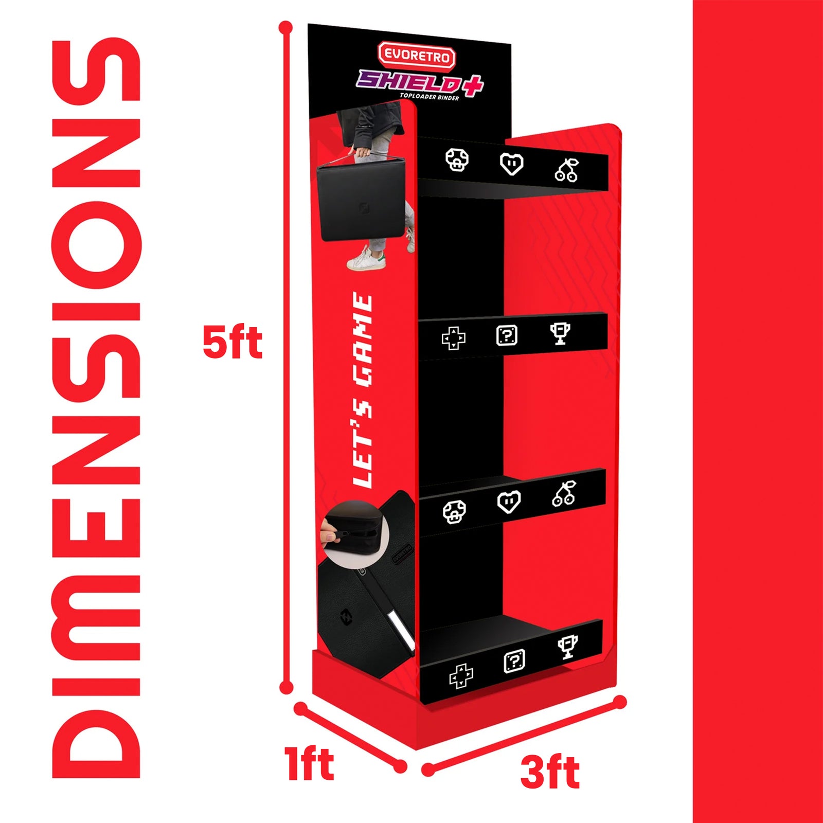 Display Rack Set (Pack of 5)