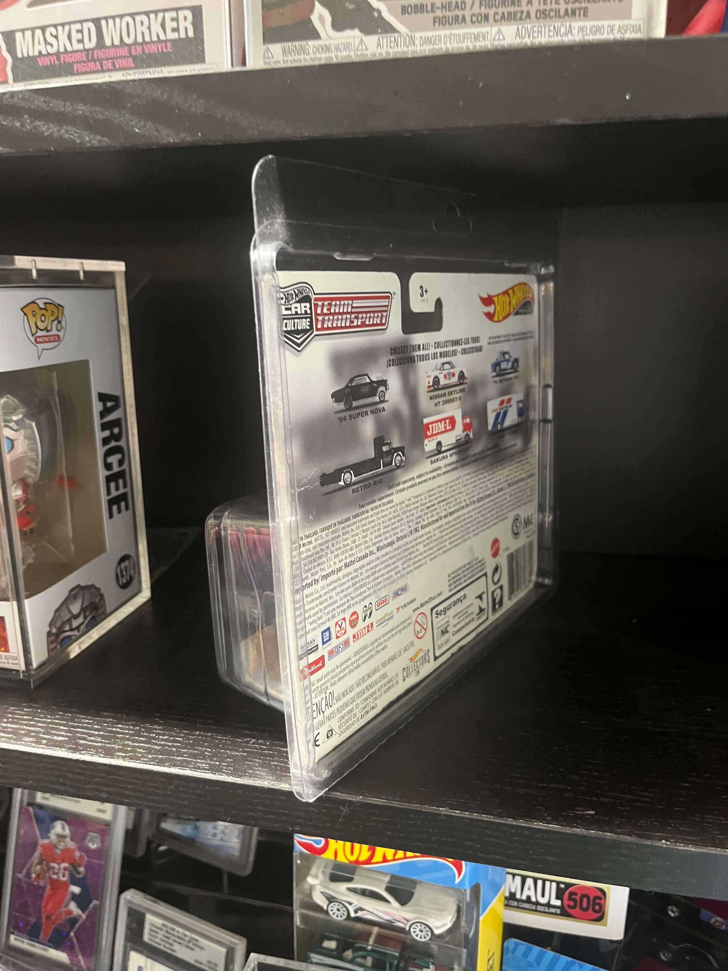EVORETRO Blister Protectors for Hot Wheels Team Transportation