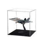 Protective modular acrylic showcase for collectible displays – EVORETRO model airplane
