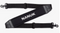 Black Nanuk shoulder strap on a white background