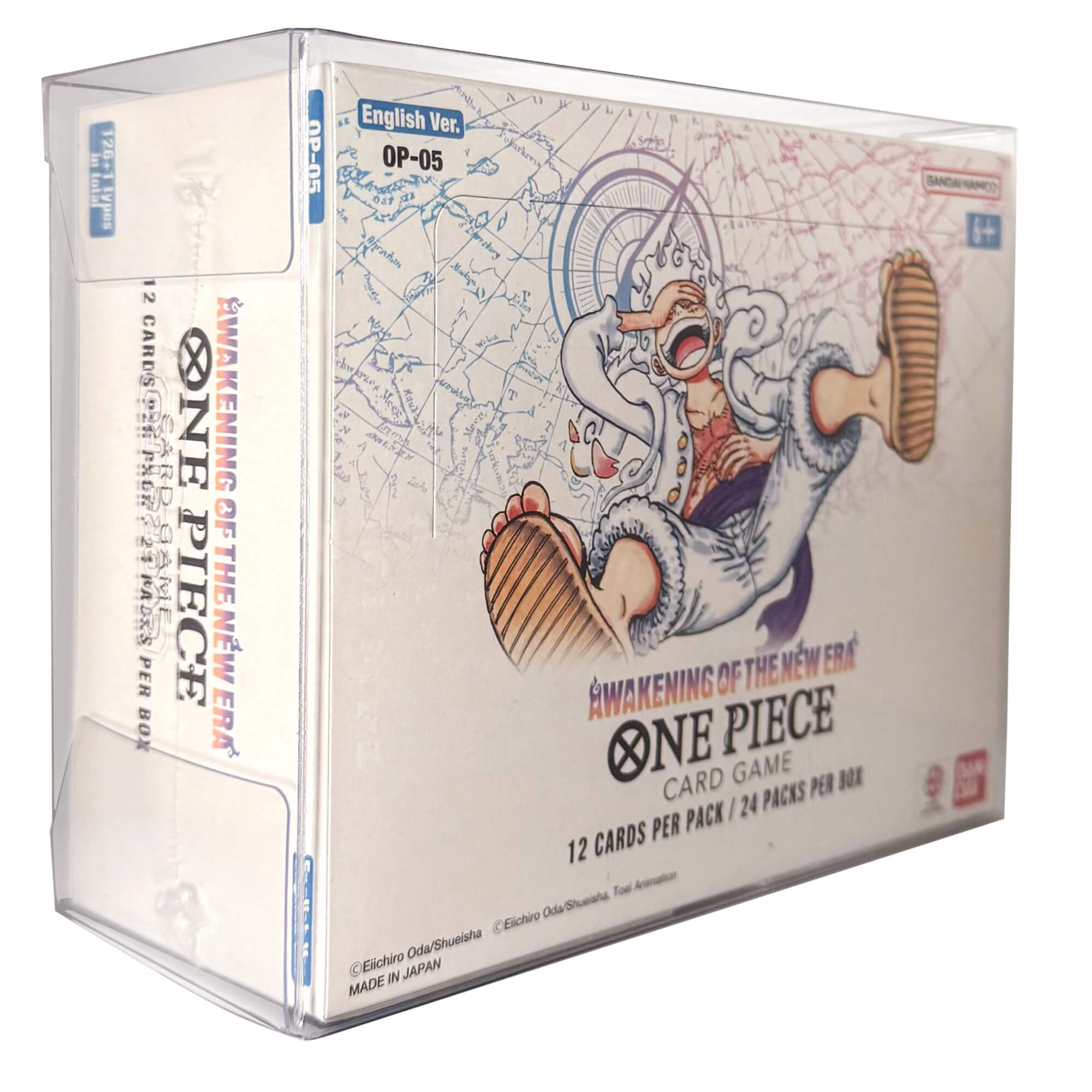 One Piece Booster Box PET Protectors (English, OPP 4-6, 0.40mm, 5-Pack)