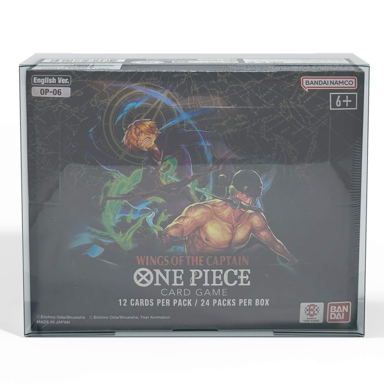 One Piece Booster Box PET Protectors (English, OPP 4-6, 0.40mm, 5-Pack)