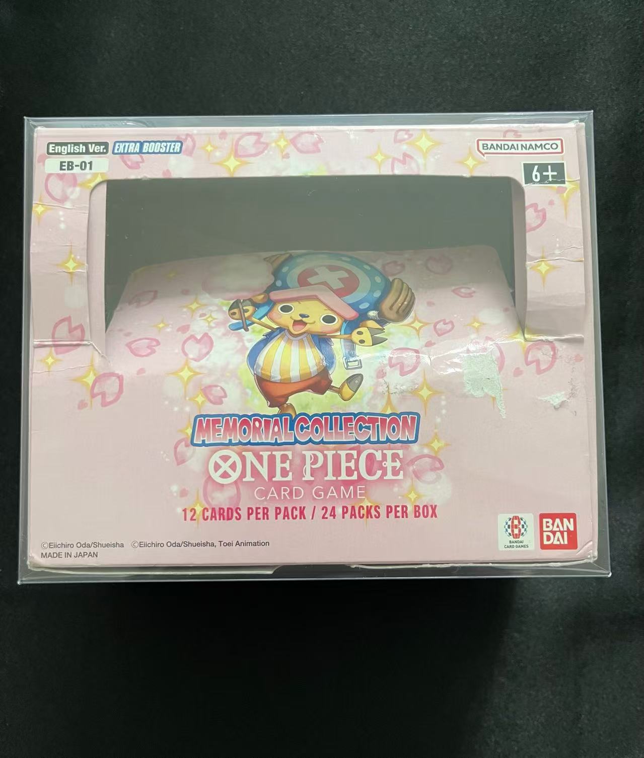 One Piece Booster Box PET Protectors (English, OPP 4-6, 0.40mm, 5-Pack)