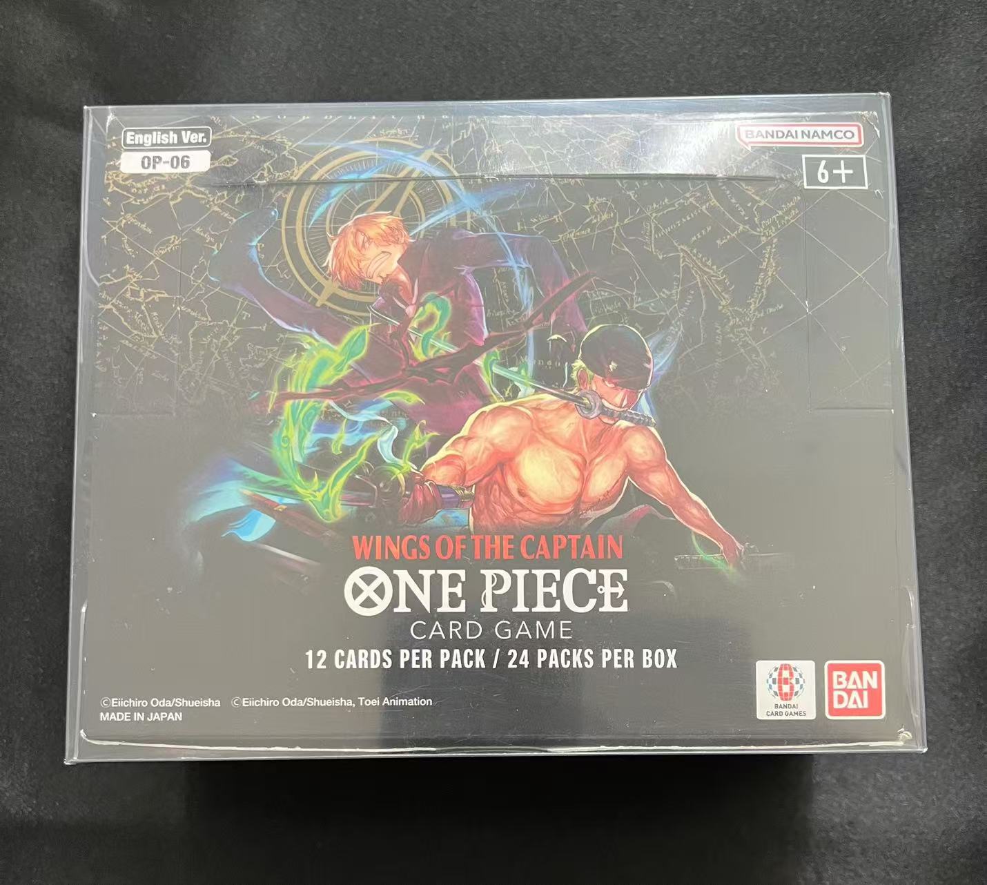 One Piece Booster Box PET Protectors (English, OPP 4-6, 0.40mm, 5-Pack)