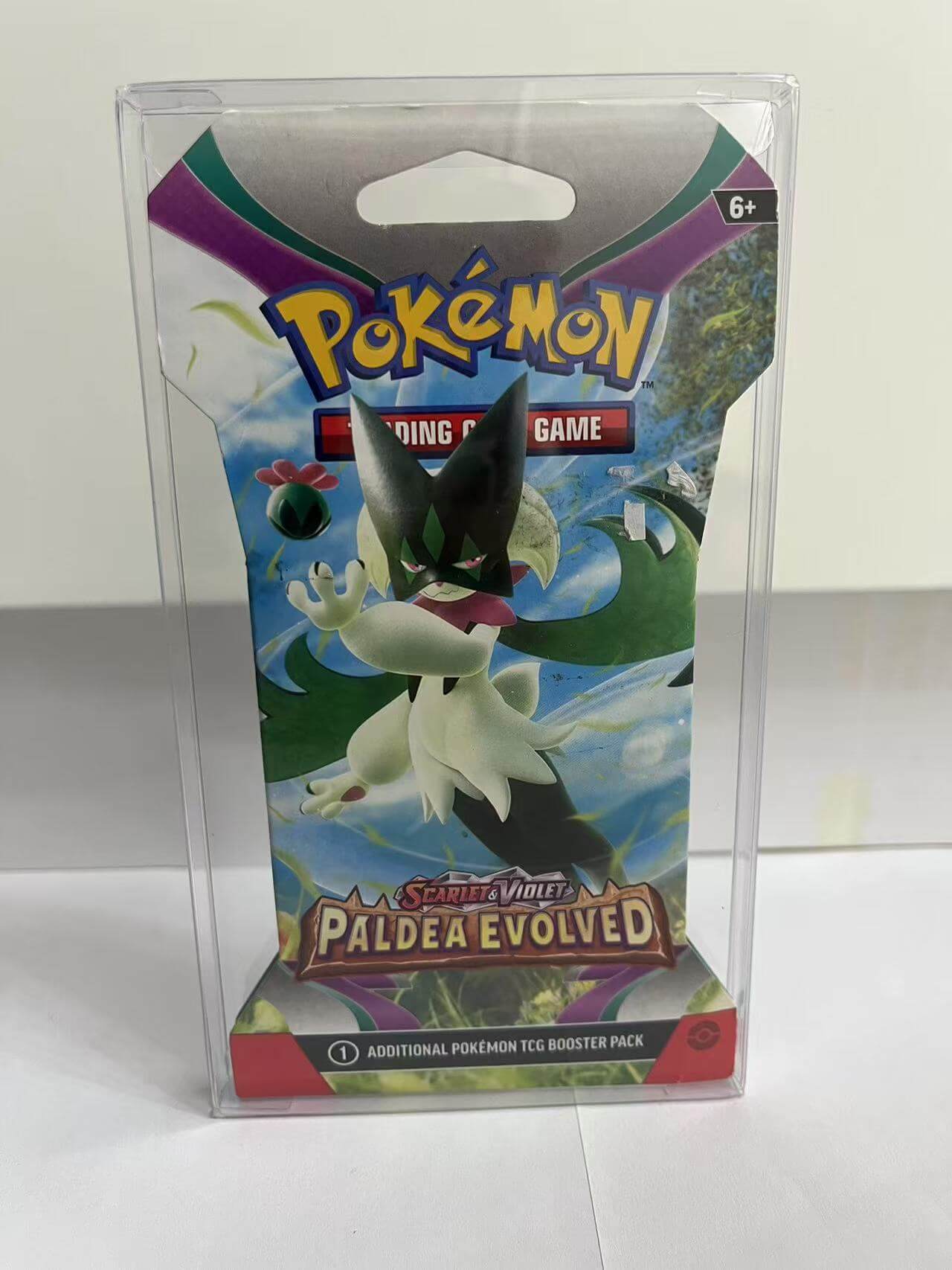 Protecteurs PET pour booster packs Pokémon (emballage carton, 0,40 mm, paquet de 10)