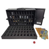 Customizable foam storage case for 80 gaming miniatures – EVORETRO figurines
