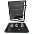 Aluminum Miniatures Display & Carry Case w/ 5 Metal Trays for Collectible Figures and Models