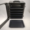 Aluminum Miniatures Display & Carry Case w/ 5 Metal Trays for Collectible Figures and Models