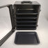 Aluminum Miniatures Display & Carry Case w/ 5 Metal Trays for Collectible Figures and Models