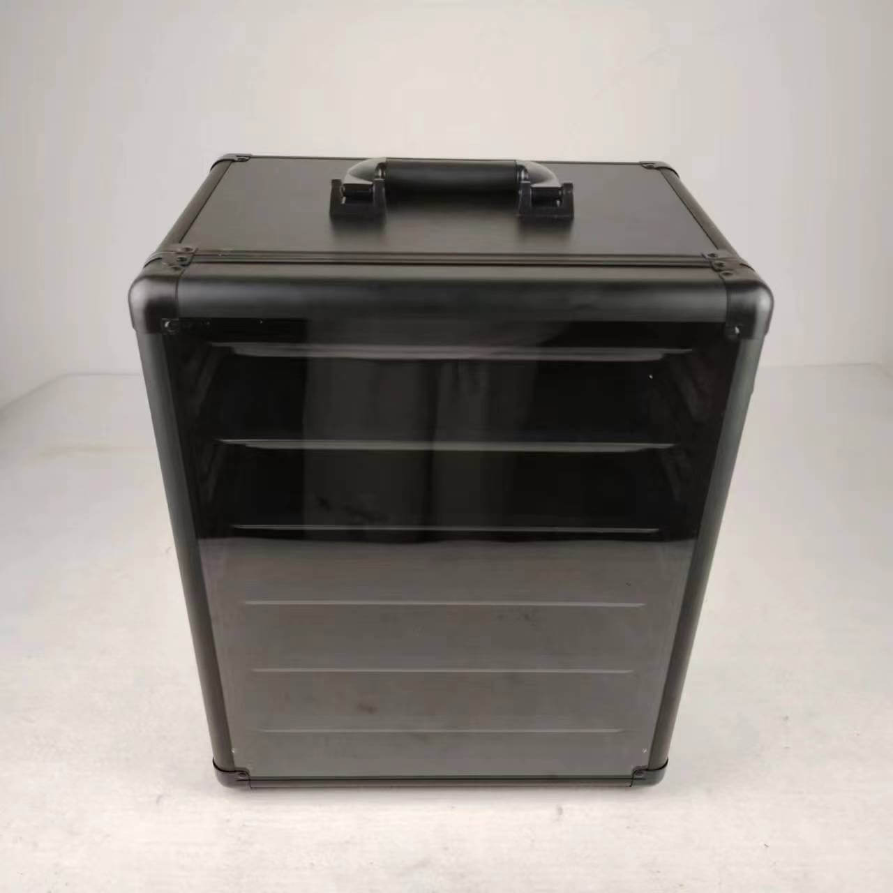 Valise en Aluminium pour Miniatures – Présentoir & Transport avec 5 Plateaux Métalliques pour Figurines et Modèles de Collection