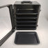 EVORETRO Aluminum Miniatures Display Case with 5 Magnetic Trays