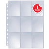 EVORETRO 9-Pocket Binder Pages for Trading Cards | 40 Sheets
