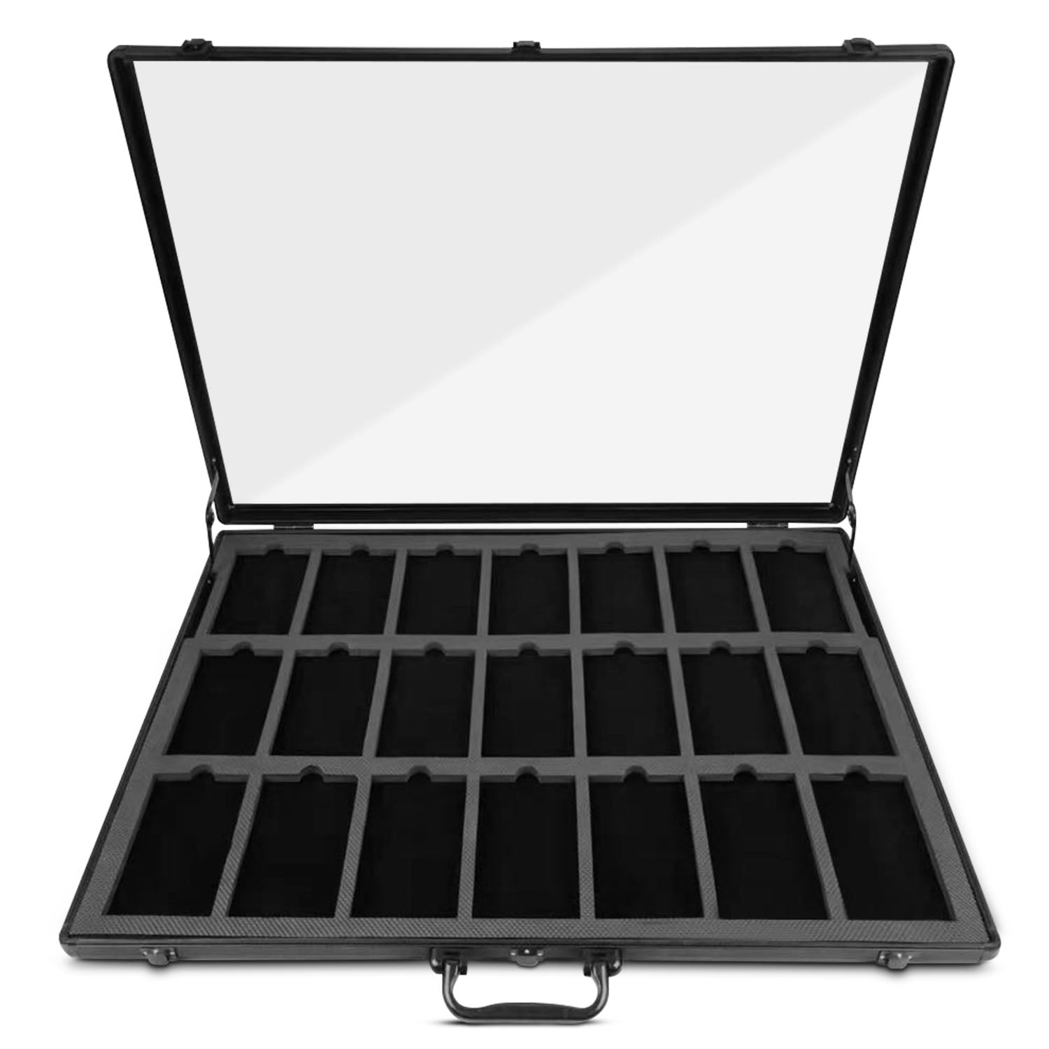 Graded Card Display Case – 21-Slot Secure Showcase