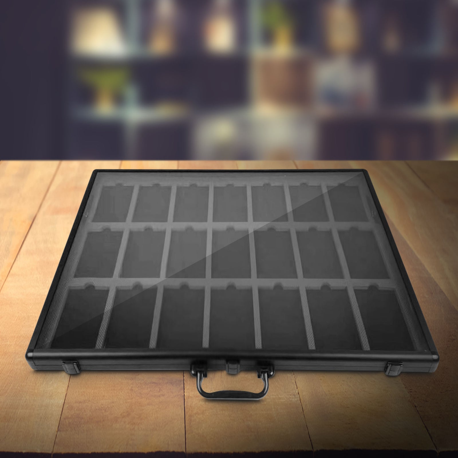 Graded Card Display Case – 21-Slot Secure Showcase