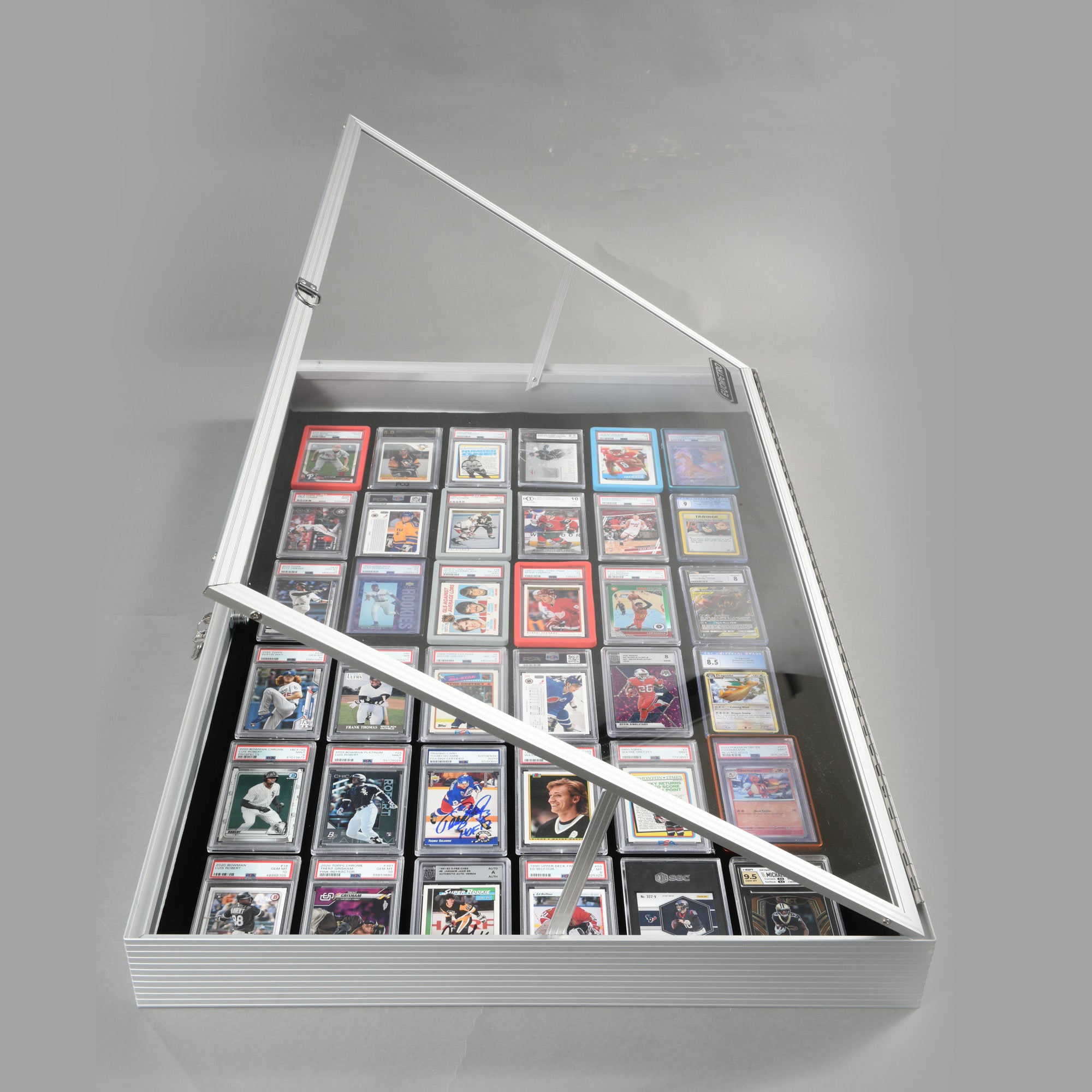 EVORETRO Aluminum Acrylic Clear Top Display Vendor Trade Show