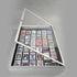 EVORETRO Aluminum Acrylic Clear Top Display Vendor Trade Show
