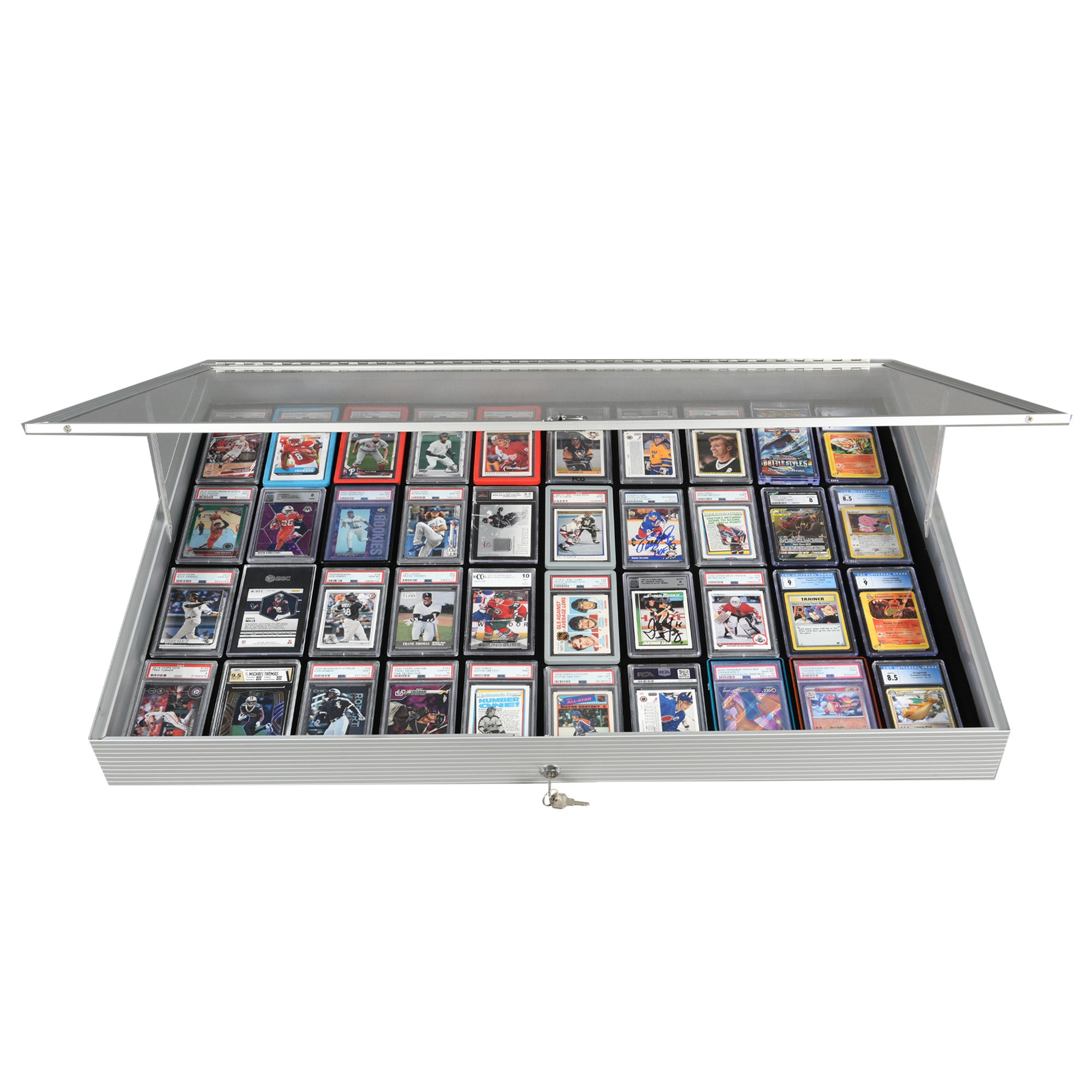 EVORETRO Aluminum Acrylic Clear Top Display Vendor Trade Show