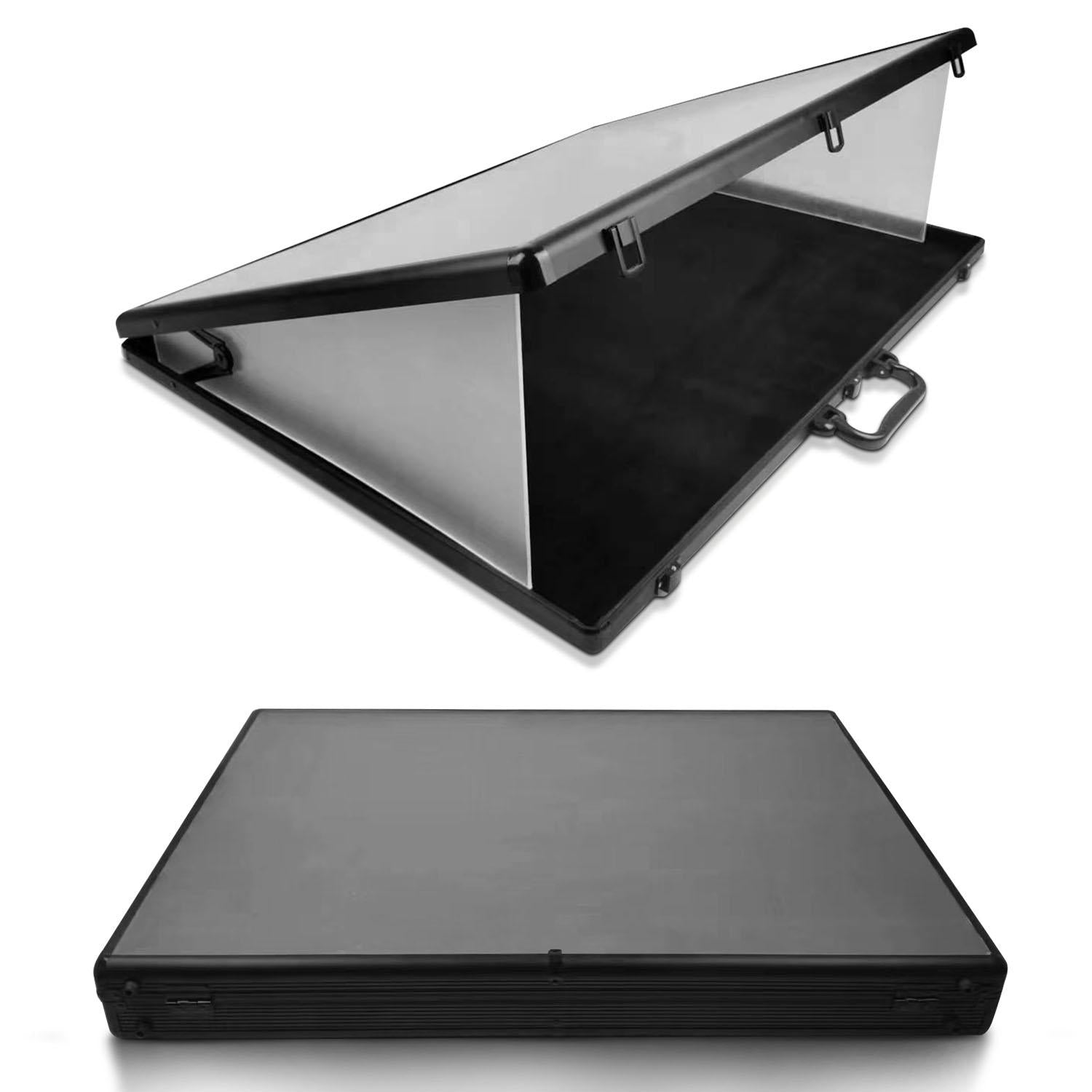 Lockable Aluminum Display Case – Secure Collectible Showcase