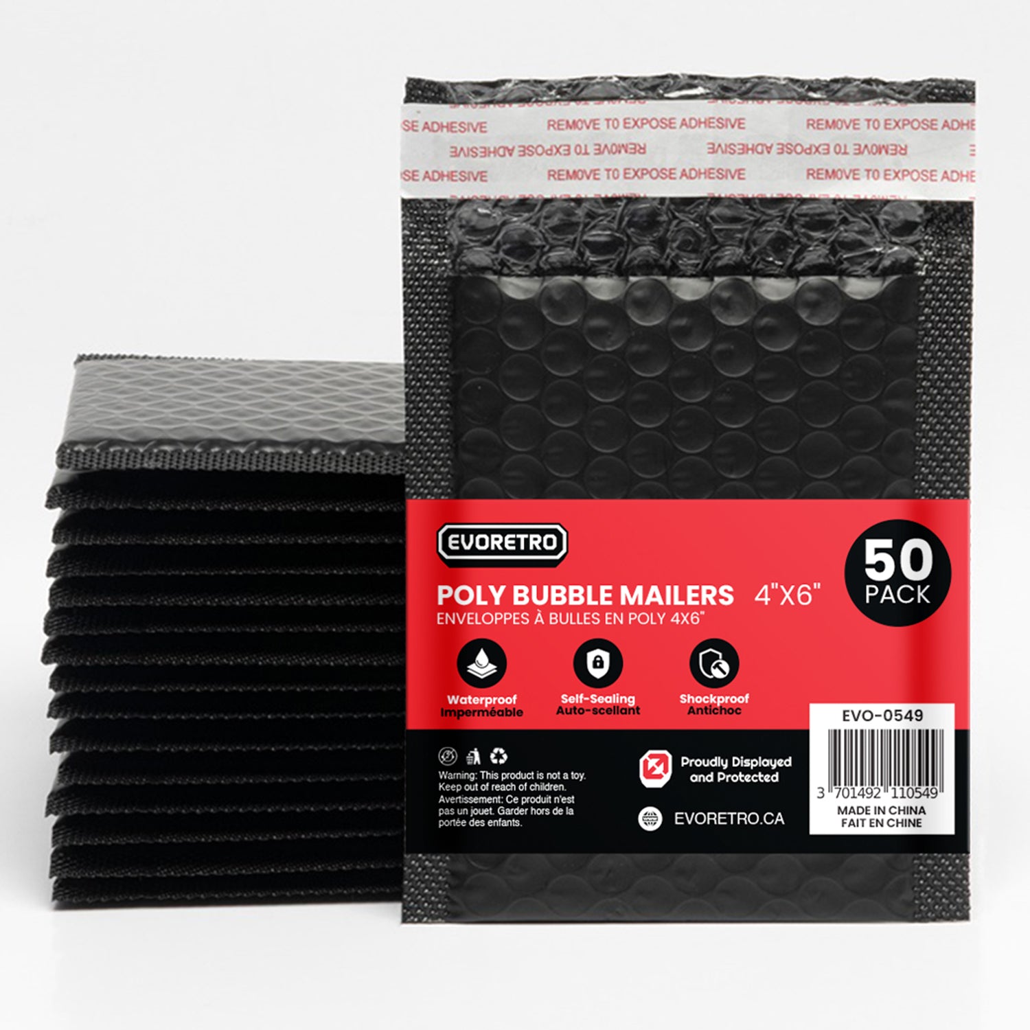 50x Poly Bubble Mailers  4x6