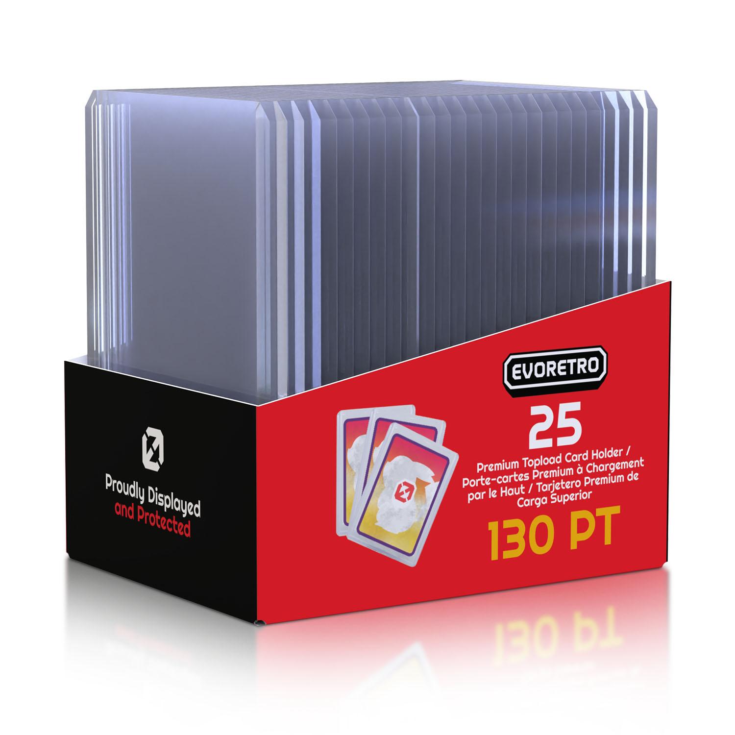 EVORETRO Topload Card Holder 3x4 130pt Pack of 10 – EVORETRO Canada