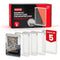 EVORETRO magnetic booster pack case pack of 5 acrylic display holders for sealed trading card packs
