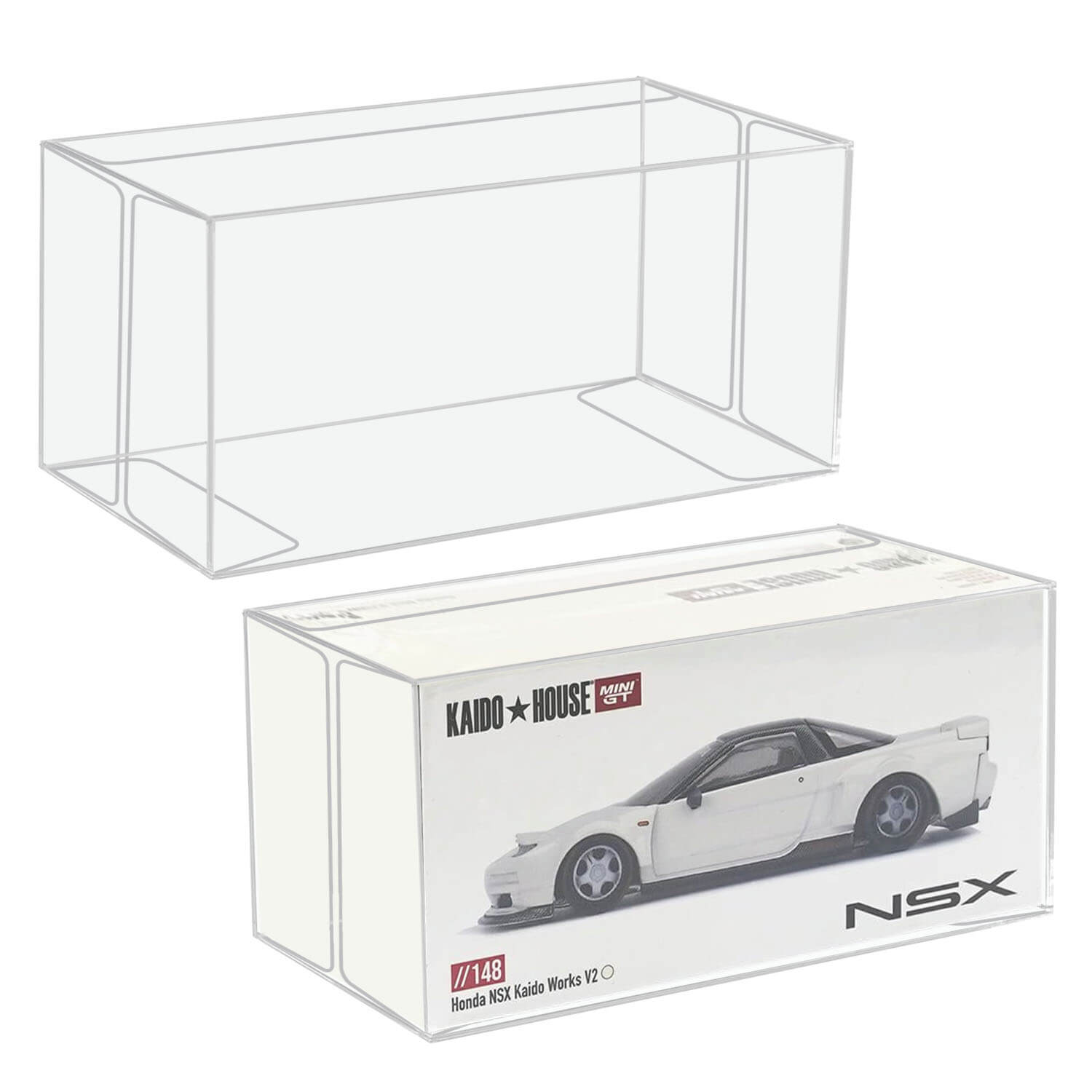 10x PET Box Protectors for Kaido House Mini GT 1:64 Diecast