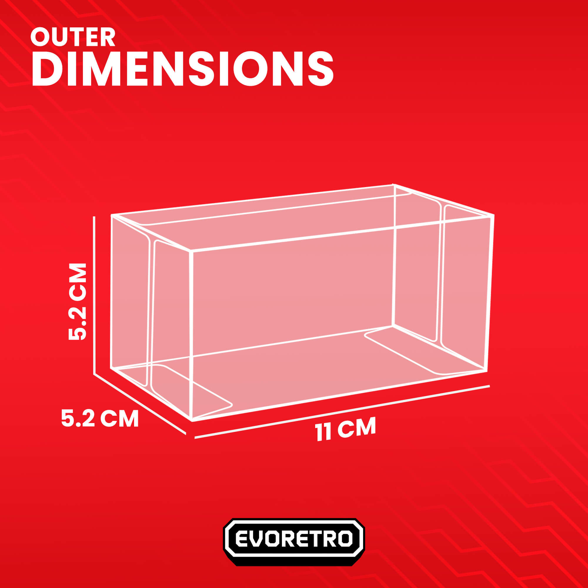 10x PET Box Protectors for Kaido House Mini GT 1:64 Diecast