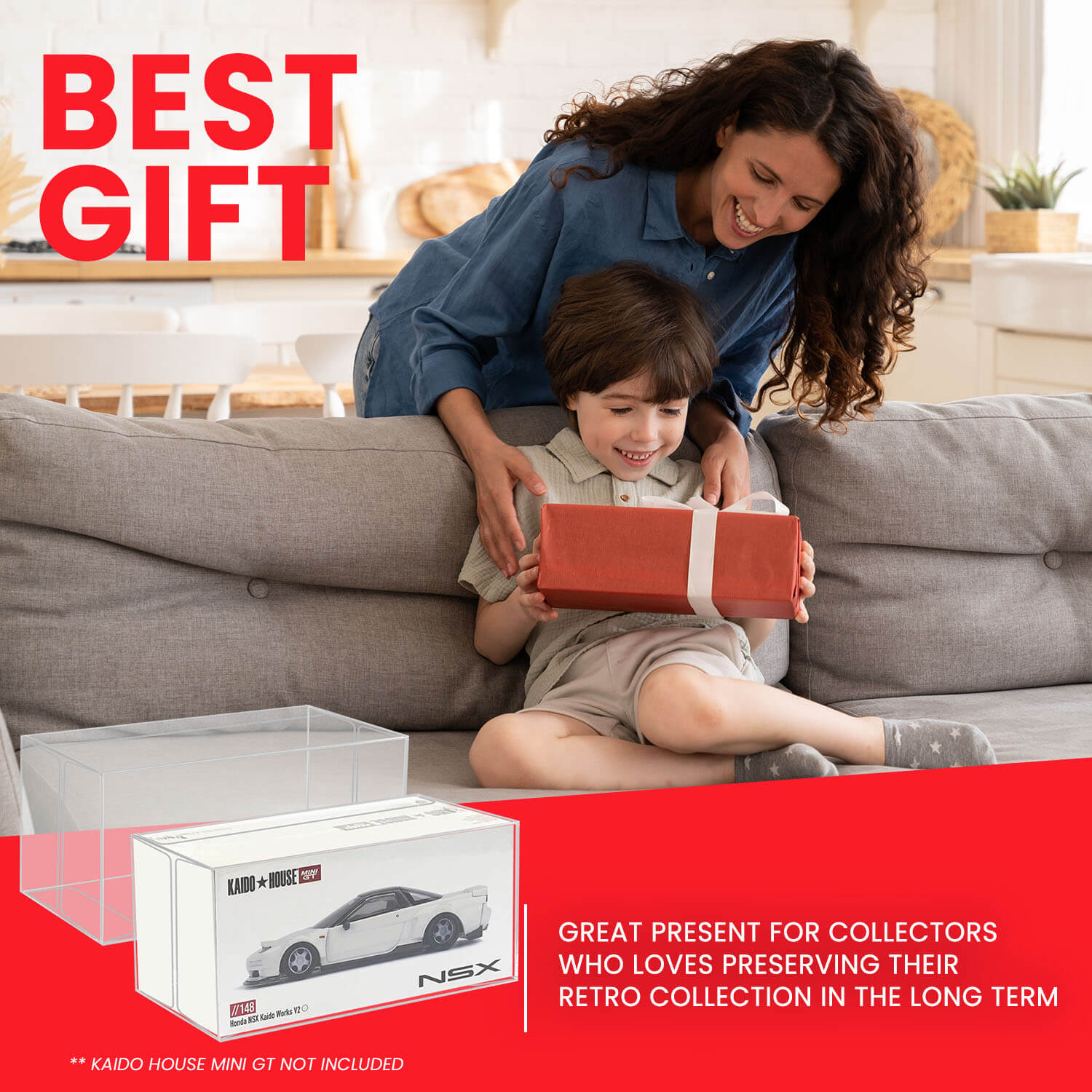 10x PET Box Protectors for Kaido House Mini GT 1:64 Diecast