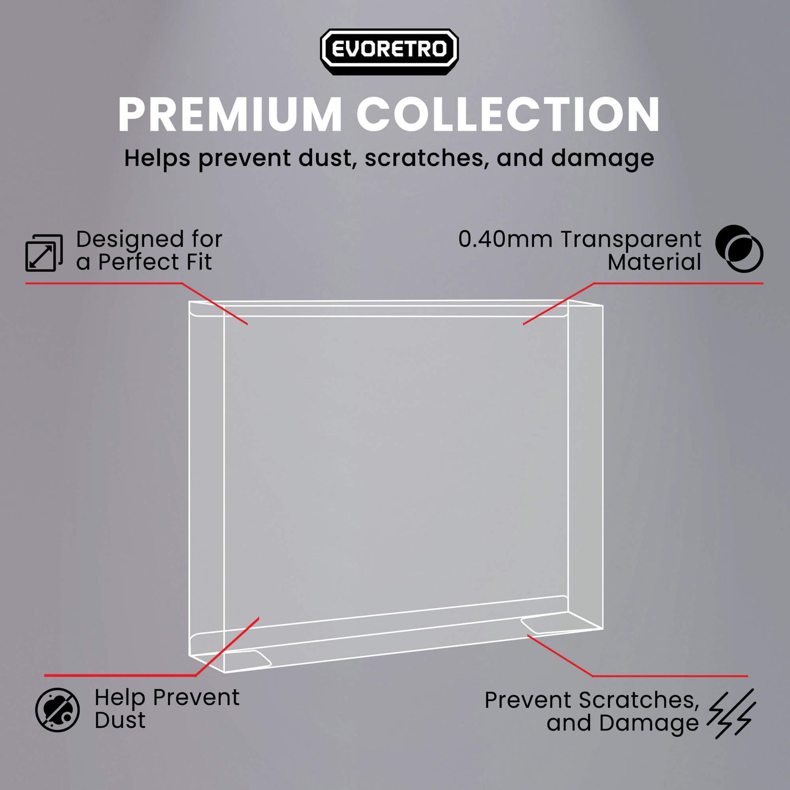 Booster Pokémon Grande boîte PET Protector Soft Crease 0,50 MM