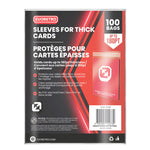 Soft sleeves for 180PT thick trading cards – premium TCG card protectors – EVORETRO french english 100 bags 180 pt