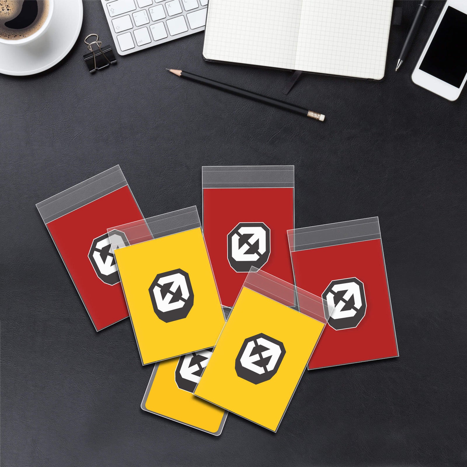 EVORETRO Large Card Sleeves – Fits Thick Cards Up to 180pt (Pack of 100)