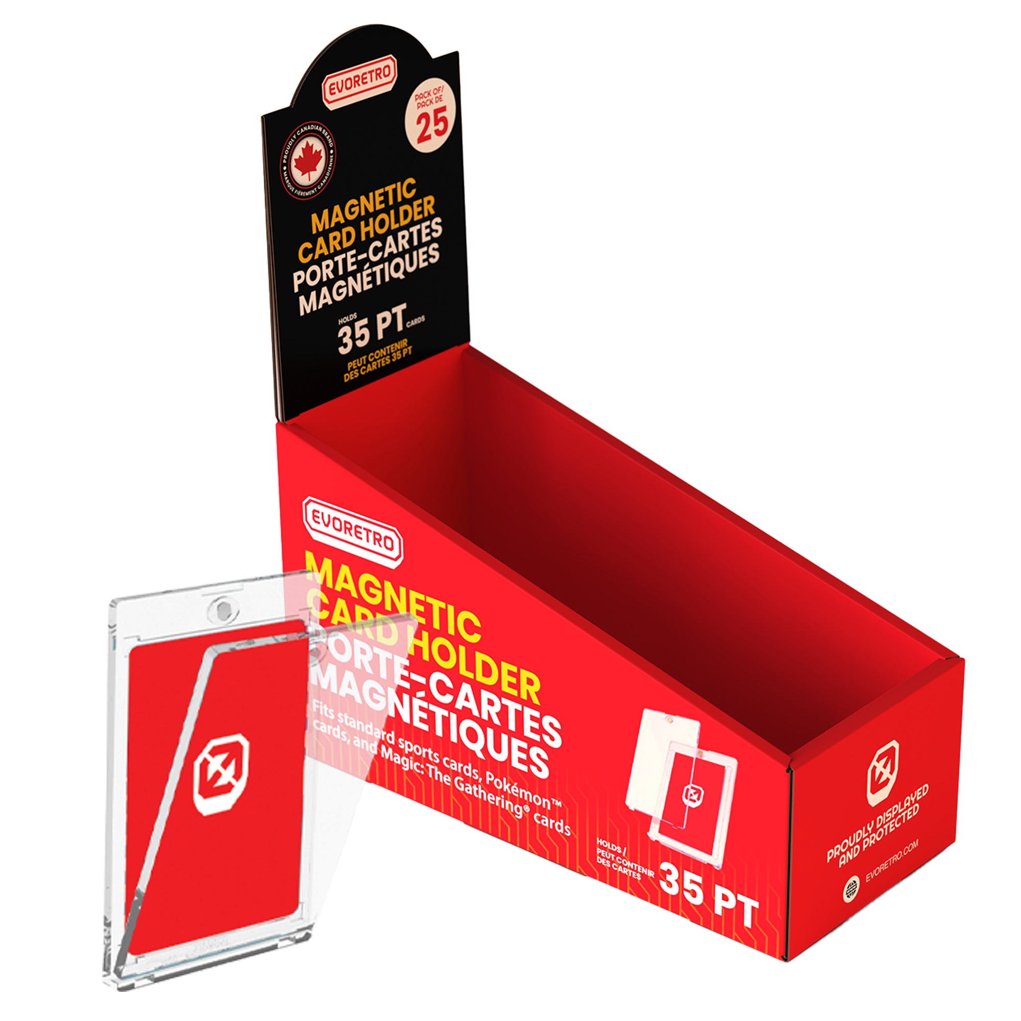 Magnetic Card Holder – 25 Pack