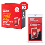 Magnetic one-touch holder for booster packs – premium sealed pack display case – EVORETRO 10 pack