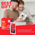 Man and woman opening gift box with text about it being a great present for collectors, Magnetic One Touch holder on left.