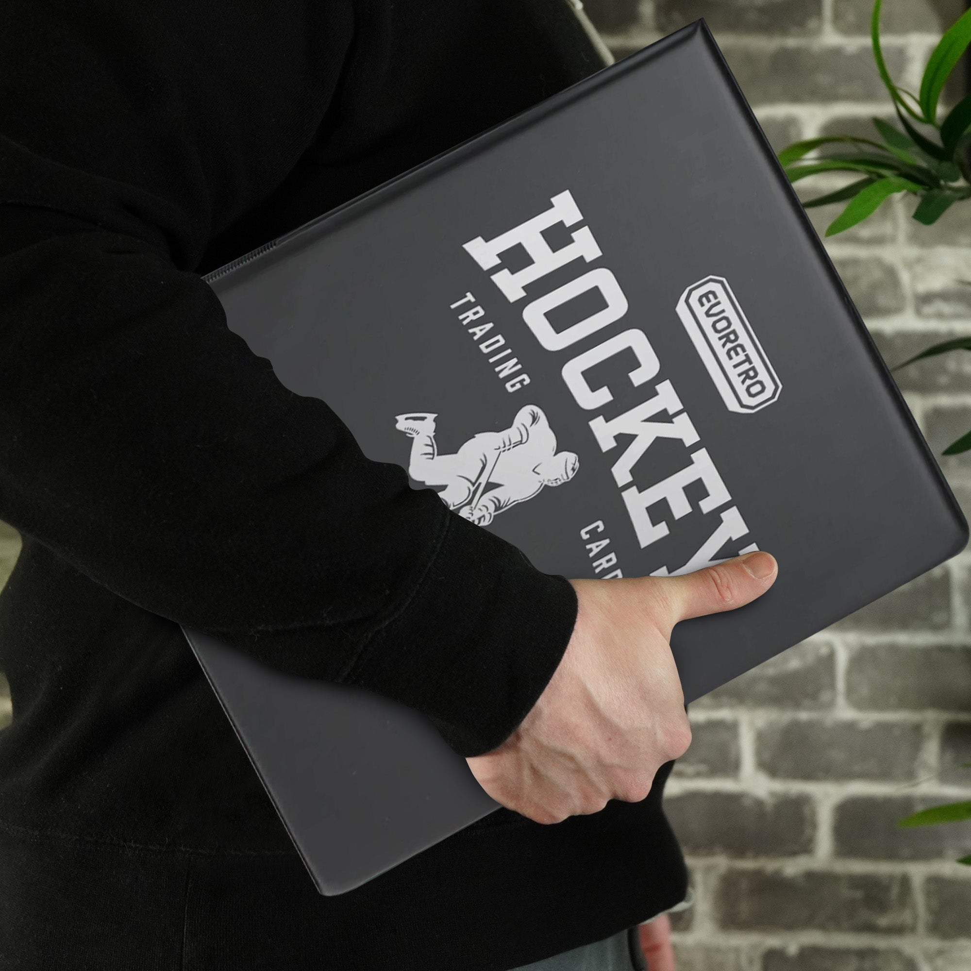 Hockey Album Black for 9 Pocket Sheet – 3 Inch