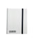 White 9 pocket card flex portfolio binder holding 360 trading cards with elastic strap