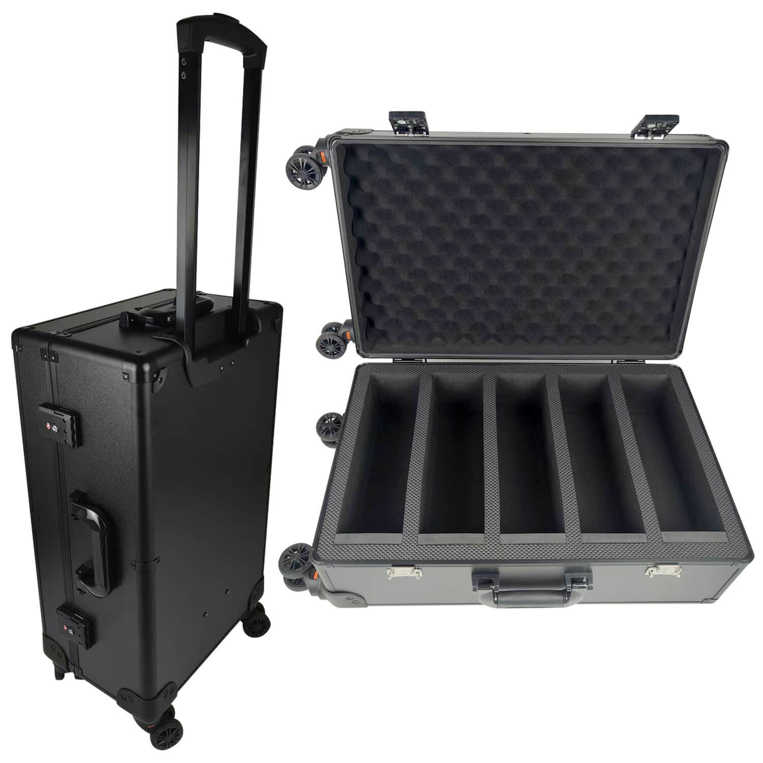 Pre-order delivery End of November EVORETRO Graded Card Case — Show-Day Roller, TSA Lock, Foam
