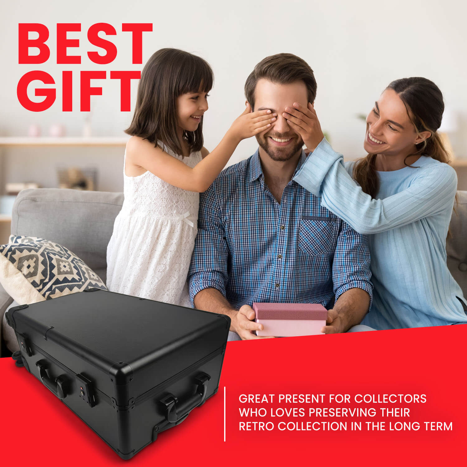 Pre-order delivery End of November EVORETRO Graded Card Case — Show-Day Roller, TSA Lock, Foam