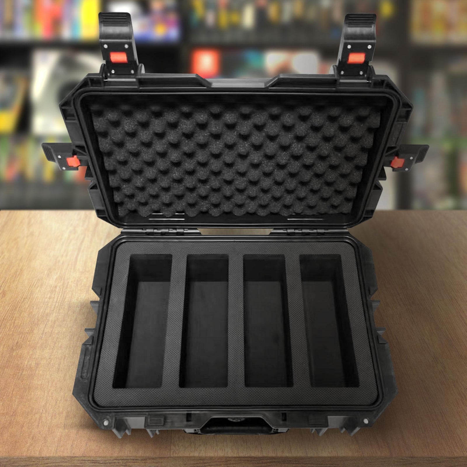 Travel Roller Case for Graded Cards – 4-Row Heavy-Duty Build