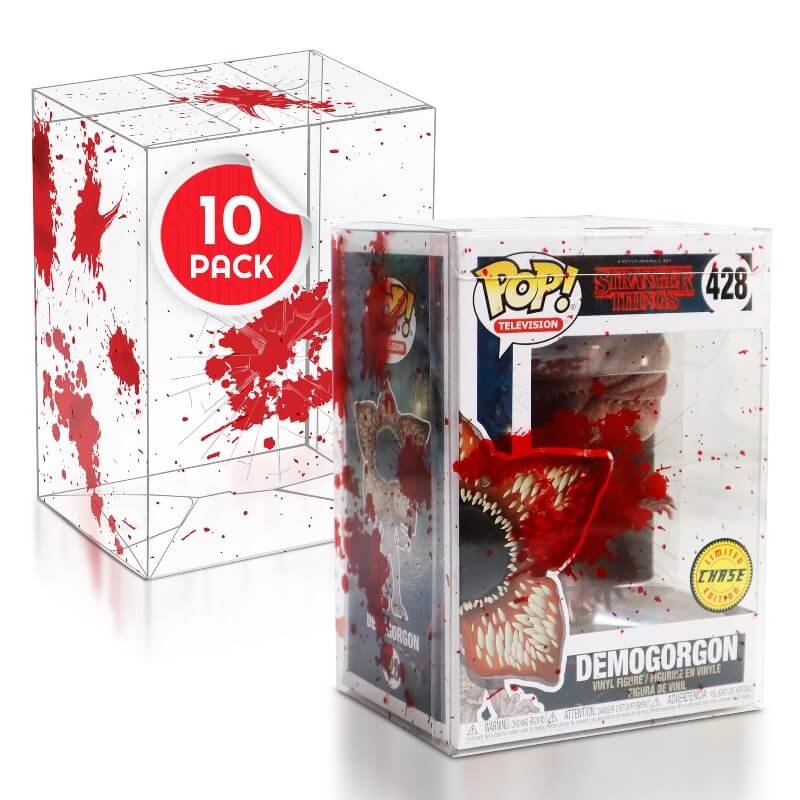 Funko Pop 4 Inches - Red Blood with Bullet Holes - PET Protector 0.40MM - Pack of 10
