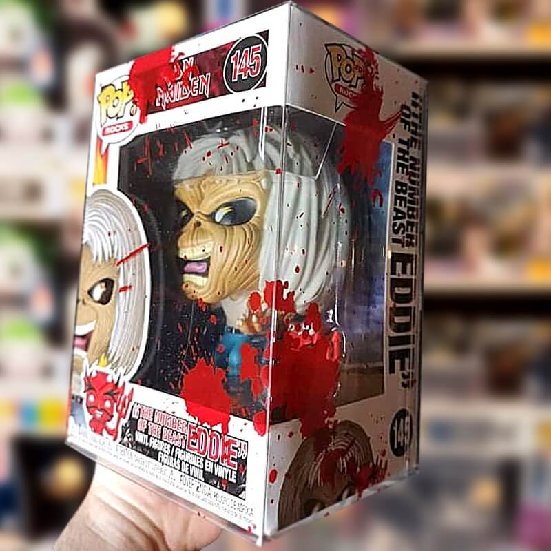 Funko Pop 4 Inches - Red Blood with Bullet Holes - PET Protector 0.40MM - Pack of 10